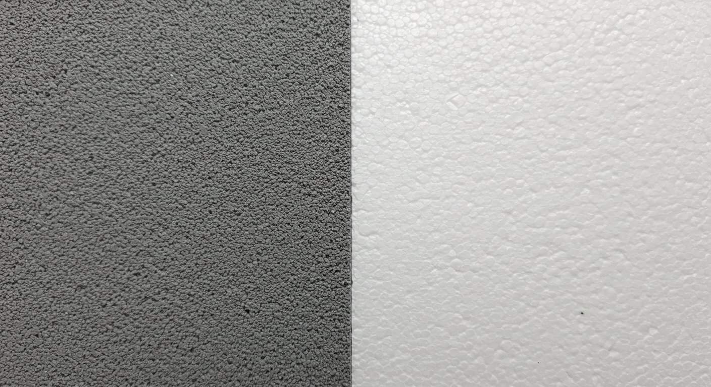 Czym różni się styropian grafitowy od białego?
